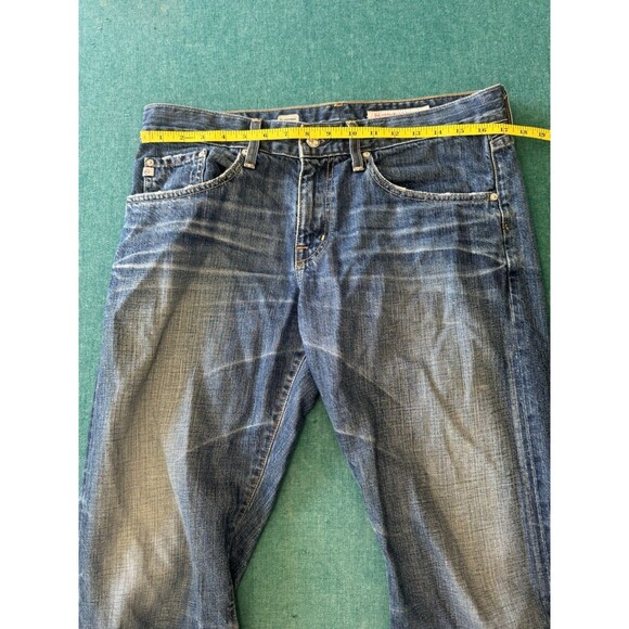 AG ADRIANO GOLDSCHMIED Medium Wash 30R Ex-Boyfriend Crop Jeans - Picture 5 of 8